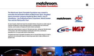 Matchroomsport.foundation thumbnail