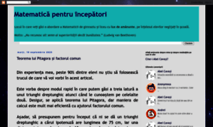 Matematicapentruincepatori.blogspot.ro thumbnail