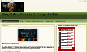 Matematicascolegiocedros.blogspot.mx thumbnail