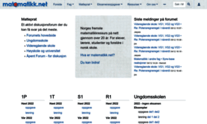 Matematikk.net thumbnail