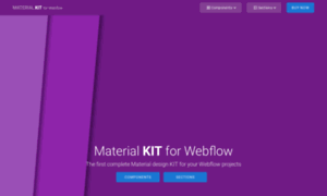 Material-design-kit.webflow.io thumbnail