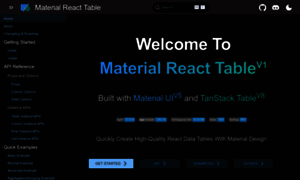 Material-react-table.com thumbnail