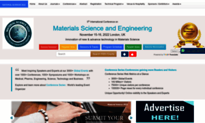 Materialsscience.annualcongress.com thumbnail