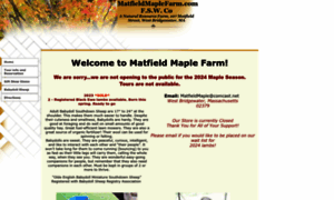 Matfieldmaplefarm.com thumbnail