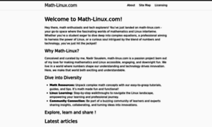 Math-linux.com thumbnail
