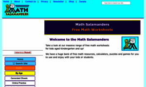 Math-salamanders.com thumbnail