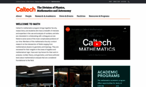 Math.caltech.edu thumbnail