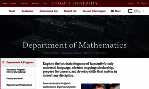 Math.colgate.edu thumbnail