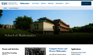 Math.ias.edu thumbnail