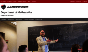 Math.lamar.edu thumbnail