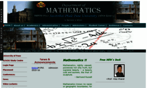 Math.unipune.ac.in thumbnail
