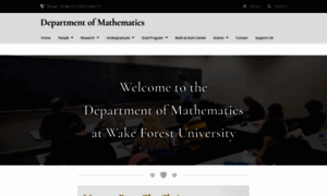 Math.wfu.edu thumbnail