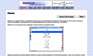 Mathcast.sourceforge.net thumbnail