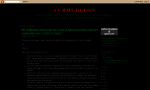 Mathcurmudgeon.blogspot.com thumbnail
