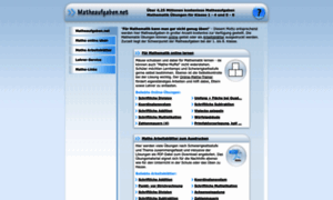 Matheaufgaben.net thumbnail