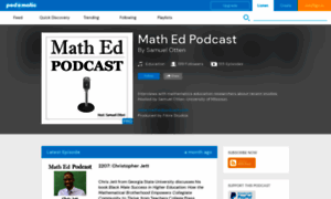 Mathed.podomatic.com thumbnail