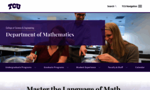 Mathematics.tcu.edu thumbnail