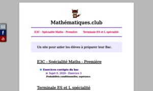 Mathematiques.club thumbnail