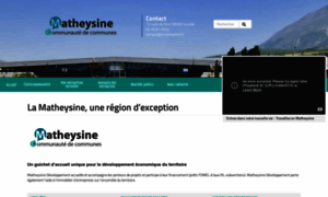 Matheysine-developpement.com thumbnail