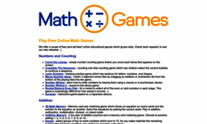 Mathgames.org thumbnail
