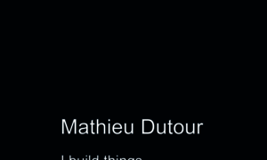 Mathieu.dutour.me thumbnail