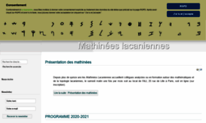 Mathinees-lacaniennes.net thumbnail