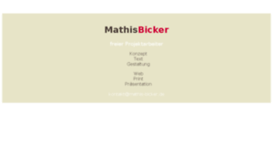 Mathis-bicker.de thumbnail