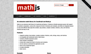 Mathjs.org thumbnail