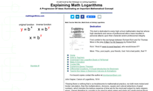 Mathlogarithms.com thumbnail