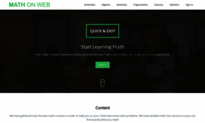 Mathonweb.org thumbnail