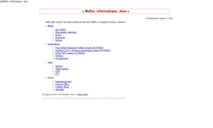 Maths-informatique-jeux.com thumbnail