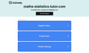 Maths-statistics-tutor.com thumbnail