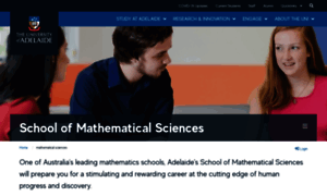 Maths.adelaide.edu.au thumbnail