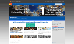 Maths.dundee.ac.uk thumbnail