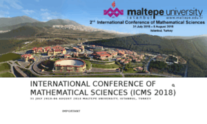 Mathsciencesconf.maltepe.edu.tr thumbnail