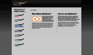 Mathtutor.ac.uk thumbnail