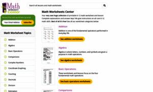 Mathworksheetscenter.com thumbnail
