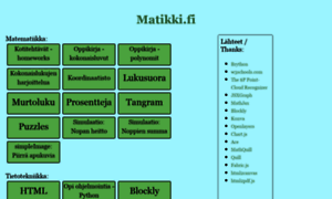 Matikki.fi thumbnail