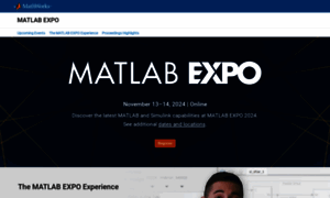 Matlabexpo.com thumbnail