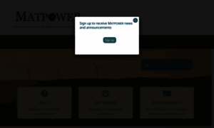 Matpower.org thumbnail