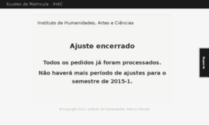 Matricula.ihac.net.br thumbnail