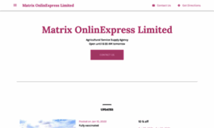 Matrix-onlinexpress-limited.business.site thumbnail