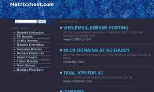 Matrix2host.com thumbnail