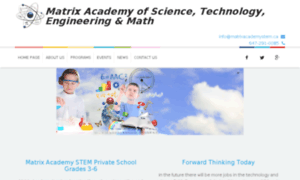 Matrixacademystem.ca thumbnail