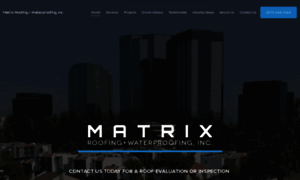 Matrixroofingcompany.com thumbnail