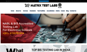 Matrixtestlabs.com thumbnail