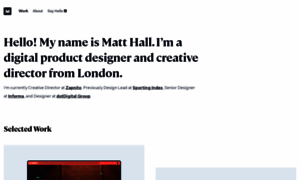 Matt-hall.co.uk thumbnail