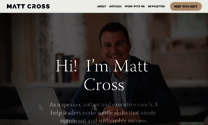 Mattcrosscoaching.com thumbnail