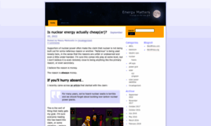 Matter2energy.wordpress.com thumbnail