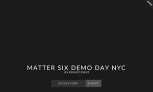 Mattersixdemodaynyc.splashthat.com thumbnail